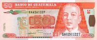 p84a from Guatemala: 50 Quetzales from 1992