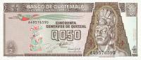 p86a from Guatemala: 0.5 Quetzal from 1993