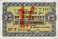 p29 from Guernsey: 1 Shilling from 1943