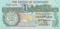 p48b from Guernsey: 1 Pound from 1980