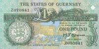 p52r from Guernsey: 1 Pound from 1991