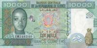 p42b from Guinea: 10000 Francs from 2008