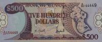 p32 from Guyana: 500 Dollars from 1996