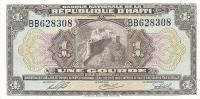 p178a from Haiti: 1 Gourde from 1951