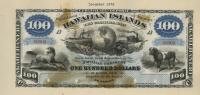 p4p from Hawaii: 100 Dollars from 1879