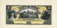 p6p from Hawaii: 5 Dollars from 1895