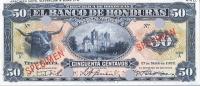 Gallery image for Honduras p28: 50 Centavos