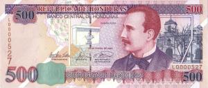 p78e from Honduras: 500 Lempiras from 2003