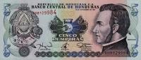 p81b from Honduras: 5 Lempiras from 1997