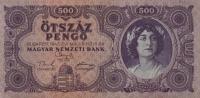 p117a from Hungary: 500 Pengo from 1945