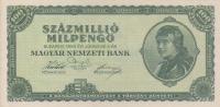 p130 from Hungary: 100000000 Milpengo from 1946