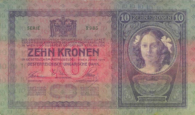 Back of Hungary p18: 10 Korona from 1920