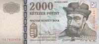 p190b from Hungary: 2000 Forint from 2003