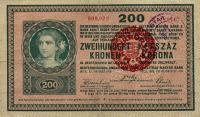 p30 from Hungary: 200 Korona from 1920