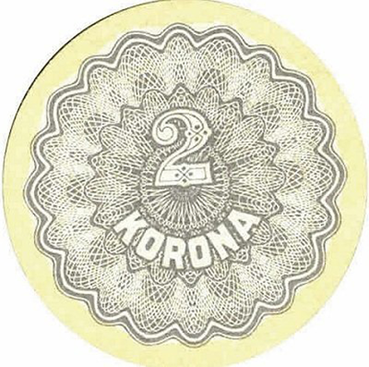 Front of Hungary p56: 2 Korona from 1920