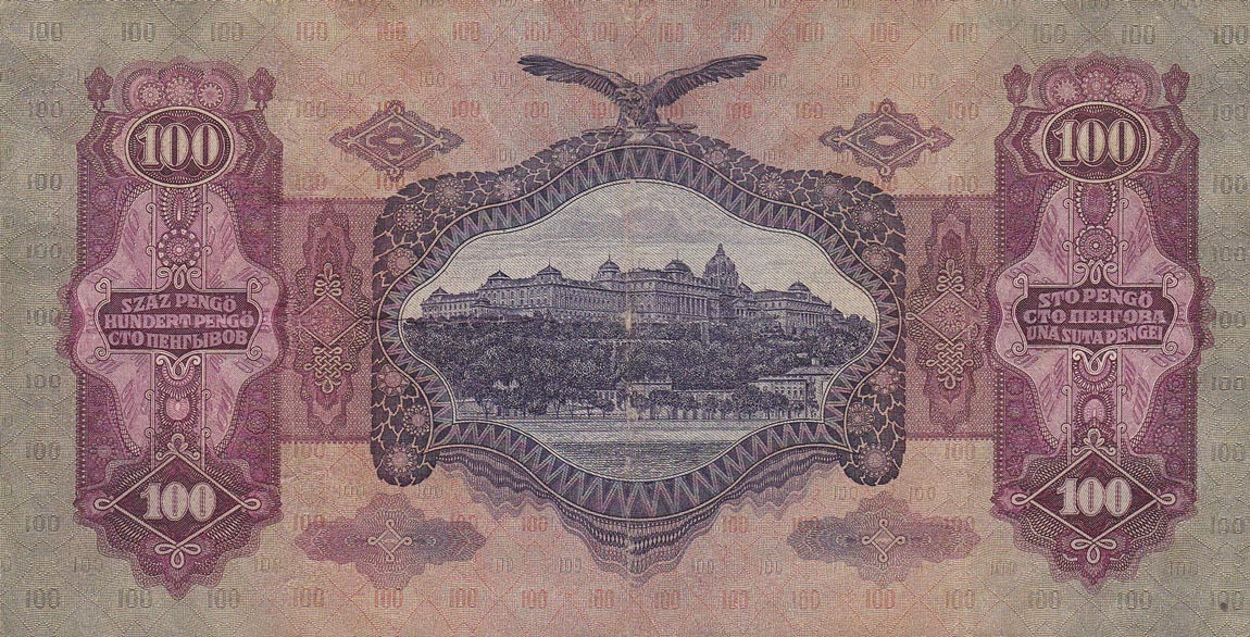 Back of Hungary p98: 100 Pengo from 1930