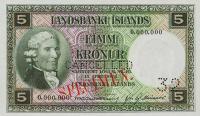 p32s from Iceland: 5 Kronur from 1928