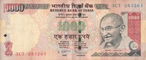 p100p from India: 1000 Rupees from 2010