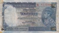p19b from India: 10 Rupees from 1943