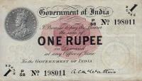 p1b from India: 1 Rupee from 1917