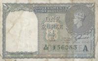 p25d from India: 1 Rupee from 1940