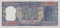 p62b from India: 100 Rupees from 1965