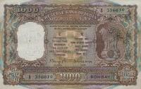 p65a from India: 1000 Rupees from 1965