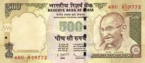 p99v from India: 500 Rupees from 2010