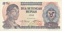 p103r from Indonesia: 2.5 Rupiah from 1968