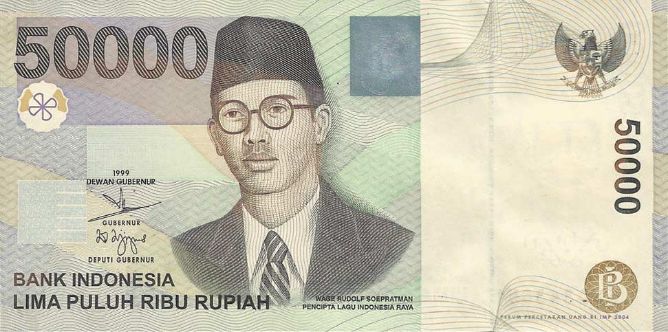 Front of Indonesia p139f: 50000 Rupiah from 2004
