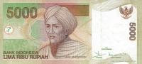 p142d from Indonesia: 5000 Rupiah from 2004