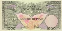 p71b from Indonesia: 1000 Rupiah from 1959