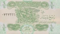 p77 from Iraq: 0.25 Dinar from 1993