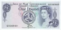 p34a from Isle of Man: 1 Pound from 1979