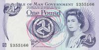 p40a from Isle of Man: 1 Pound from 1983