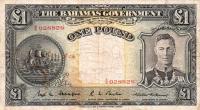 p11b from Bahamas: 1 Pound from 1936