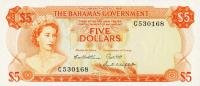 Gallery image for Bahamas p21b: 5 Dollars