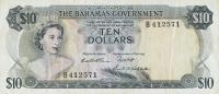 p22b from Bahamas: 10 Dollars from 1965