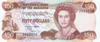 p48b from Bahamas: 50 Dollars from 1974
