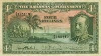 p5 from Bahamas: 4 Shillings from 1919