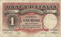 p2a from Italian Somaliland: 1 Rupia from 1920