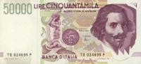 Gallery image for Italy p116c: 50000 Lire