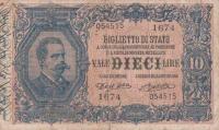 p20e from Italy: 10 Lire from 1914