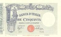 p38e from Italy: 50 Lire from 1919