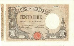 p39c from Italy: 100 Lire from 1899
