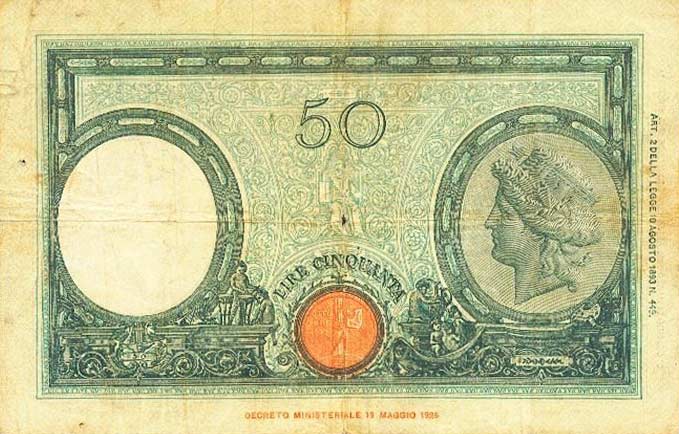 Back of Italy p64: 50 Lire from 1943