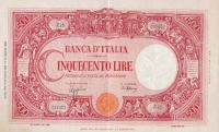 p70a from Italy: 500 Lire from 1943