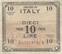 pM13a from Italy: 10 Lire from 1943