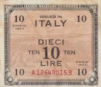 pM19b from Italy: 10 Lire from 1943