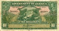 p33a from Jamaica: 10 Shillings from 1904